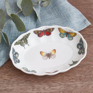 Botanic Garden Harmony 6 Inch Oval Fluted Dish